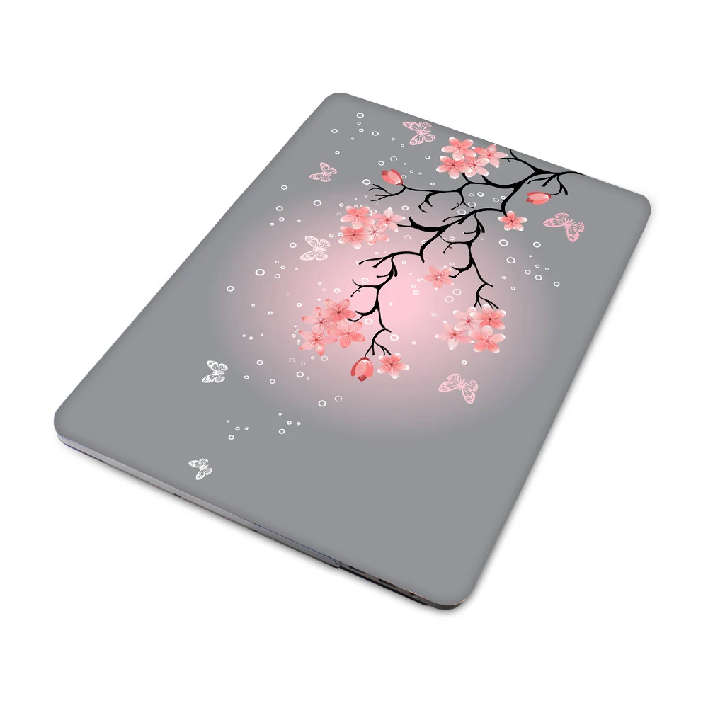 Твердый чехол Cherry Blossoms для 2020 Macbook Air 13 дюймов A2337 A2179 ноутбука Mac Pro Retina 16 A2141 A2338