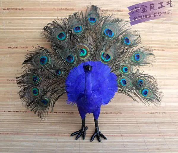 peluche de pavo real