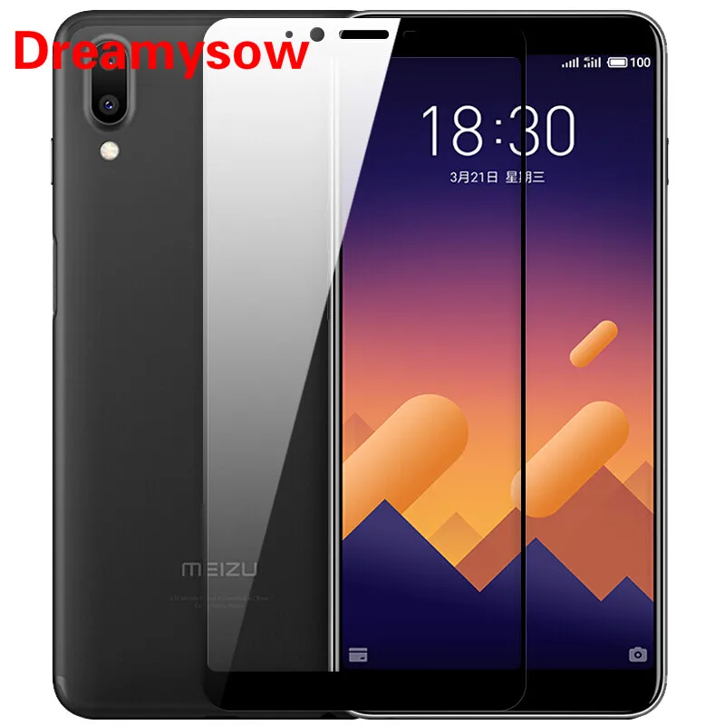 

Dreamysow Full Screen Protector for Meizu M3 M6 M5 Note U10 M6T MX6 M3s M5s Pro6 Protective Film Tempered Glas for Meizu M15 M6s