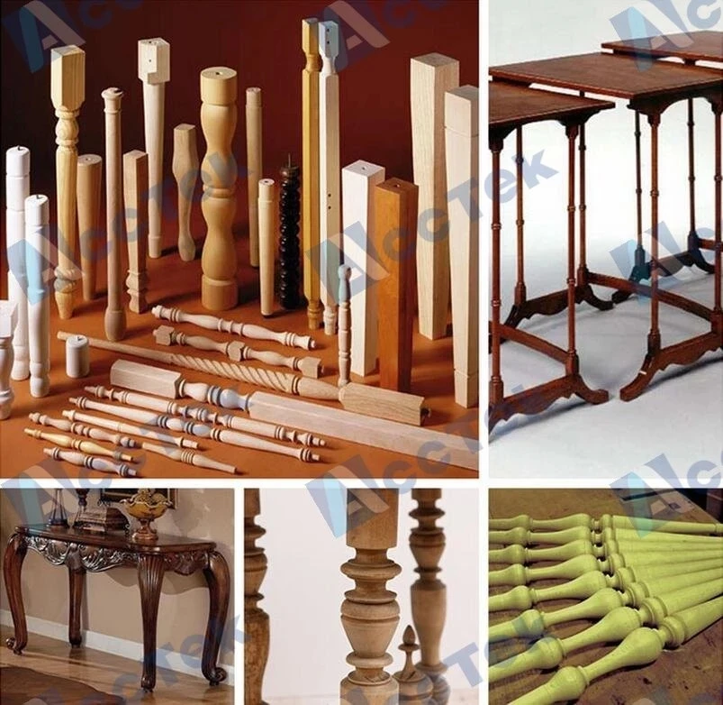 

Jinan Acctek cylinder /rotary cnc wood grinding machine 2 axis cnc wood lathe machine