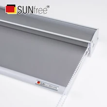 Persianas enrollables de tamaño personalizado, sistema de cobertura de polvo grande, resistentes, para dormitorio, cocina y oficina