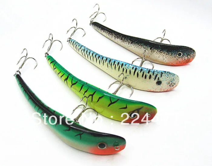 

19cm/43g Floaing Sea Fishing Lure Hard Plastic False Bait Bending Long Whiplike Shape Floating on the water surface