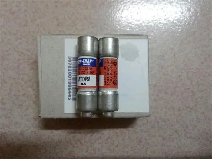 

ATDR 8 AMP-TRAP Farley 10X38 ceramic delay fuse 8A Mersen Mandelson genuine US