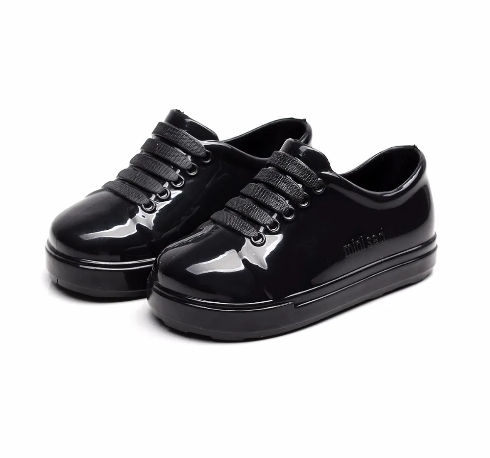 

Melissa new style Girls sandals and Boys sandals PVC soft leather Hollow Breathable Kids shoes Flat heels Child causal shoes