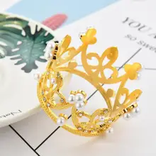 Детская тиара торт ко дню рождения корона детское головное украшение для выпускного украшения для волос украшения для девочек ювелирные аксессуары корона