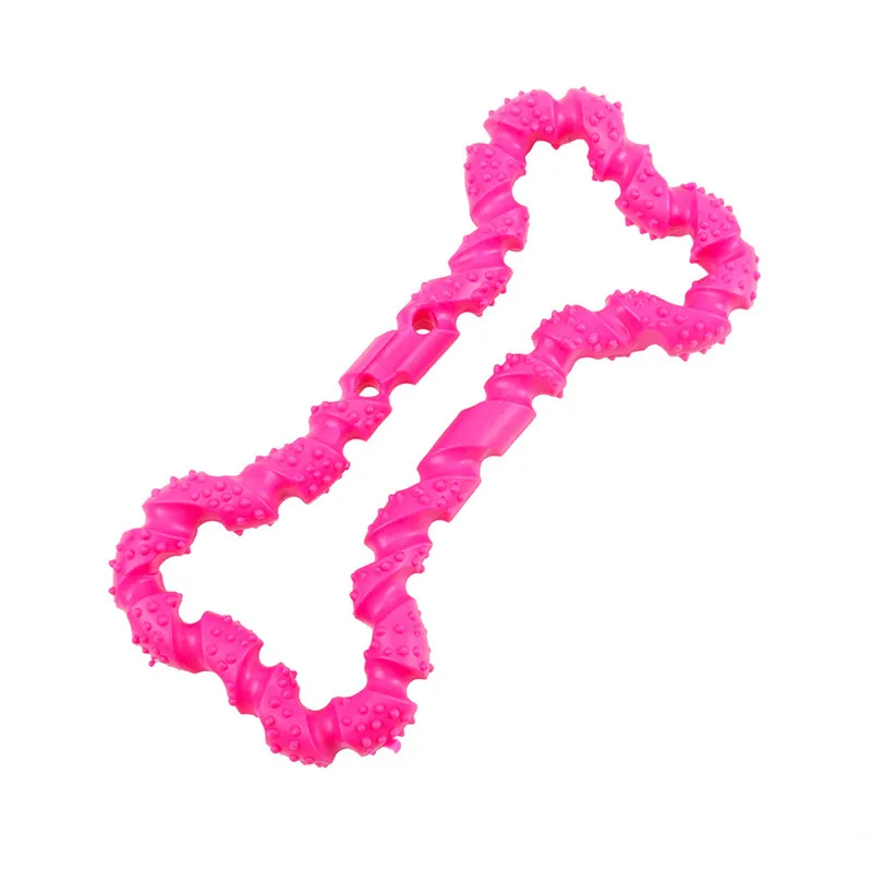 Dog Chew Toys Durable Bone Shape Dog Toys for Aggressive Tug Convex Design animal Outdoor summer Grassland garden AprT6 (6)