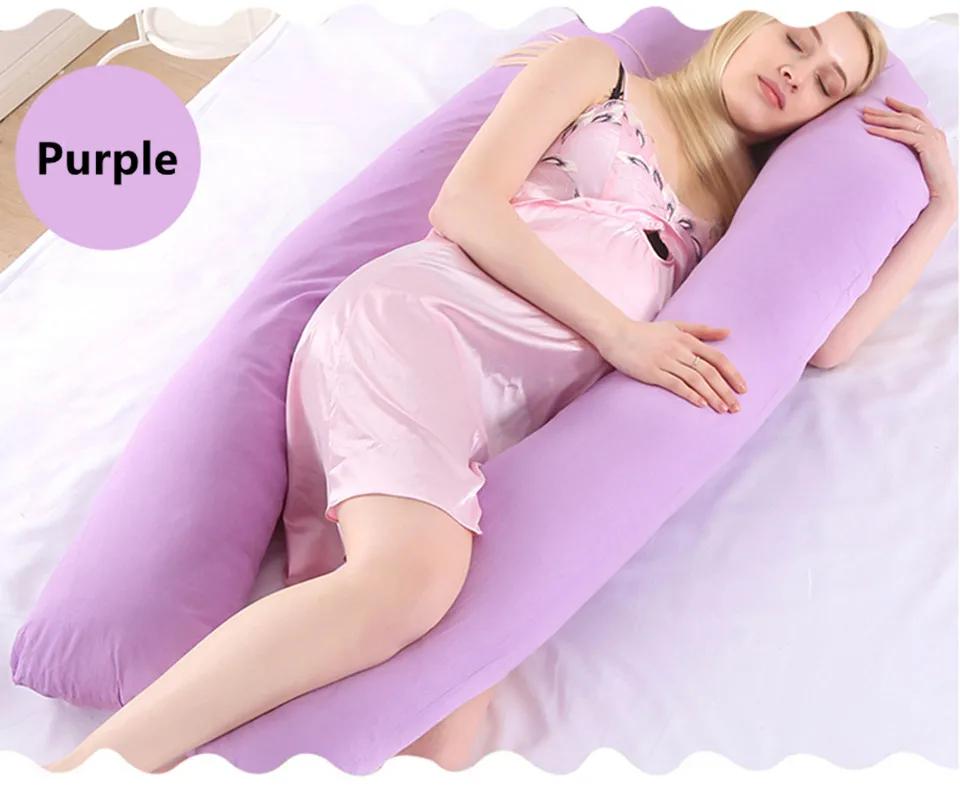 U Shape Pillow Pregnancy Full Body Pillow 100% Cotton Comfortable and Soft Pregnancy Pillow Bedding (26)