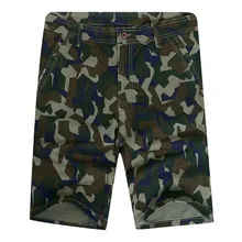 Мужские шорты Карго крутой камуфляж Лето Горячая Распродажа хлопок повседневные мужские короткие штаны Удобная брендовая одежда камуфляж мужские карго шорты