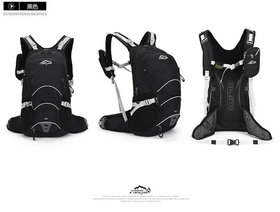 Top New LOCAL LION 20L Bicycle Backpack Mountain Bike Bag Waterproof Outdoor Water Shoulder Bags Road Bike Equipment Riding Knapsack 2