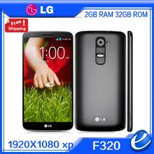 LG G2 F320 D802 D800 Европейская версия разблокированный мобильный телефон четырехъядерный Android 4,2 13 МП 5," ips 32 ГБ rom отремонтированный телефон