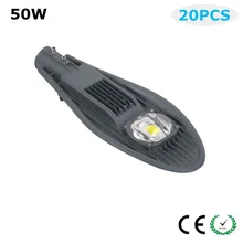 20 шт. 50 Вт светодиодный уличный свет уличная дорога сада парка уличный свет AC85-265V Наружное освещение Водонепроницаемый IP65