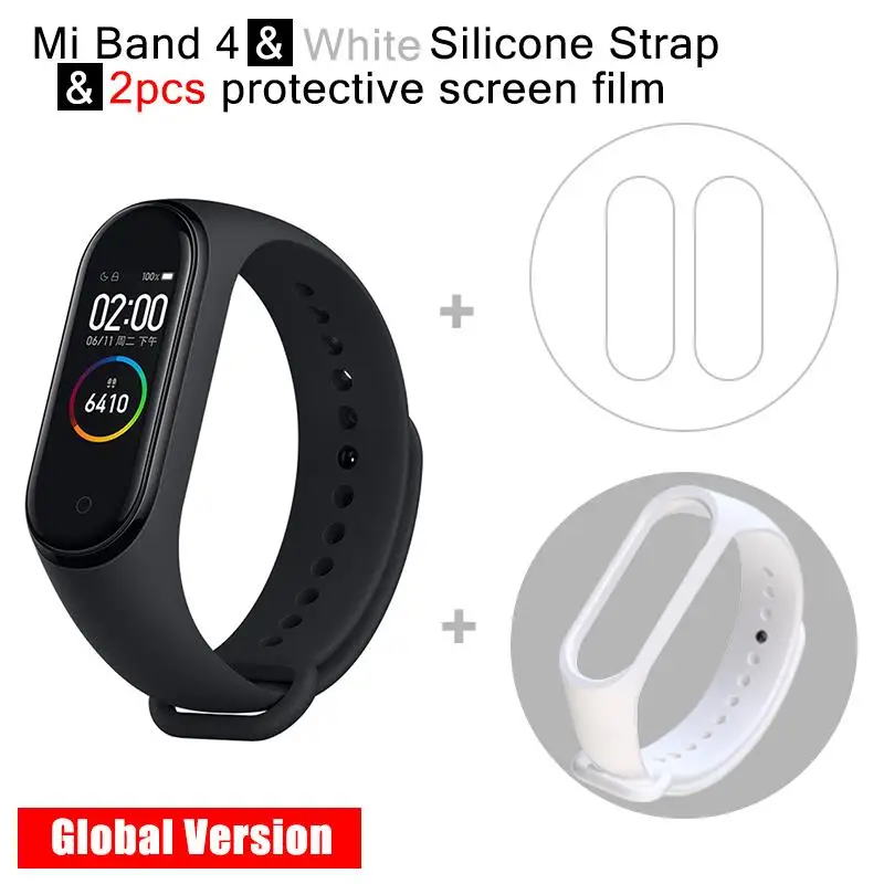 Xiao mi Band 4 Smart Band AMOLED сенсорный экран фитнес-трекер монотор сердечного ритма mi Band 4 глобальная версия шагомер - Цвет: 9