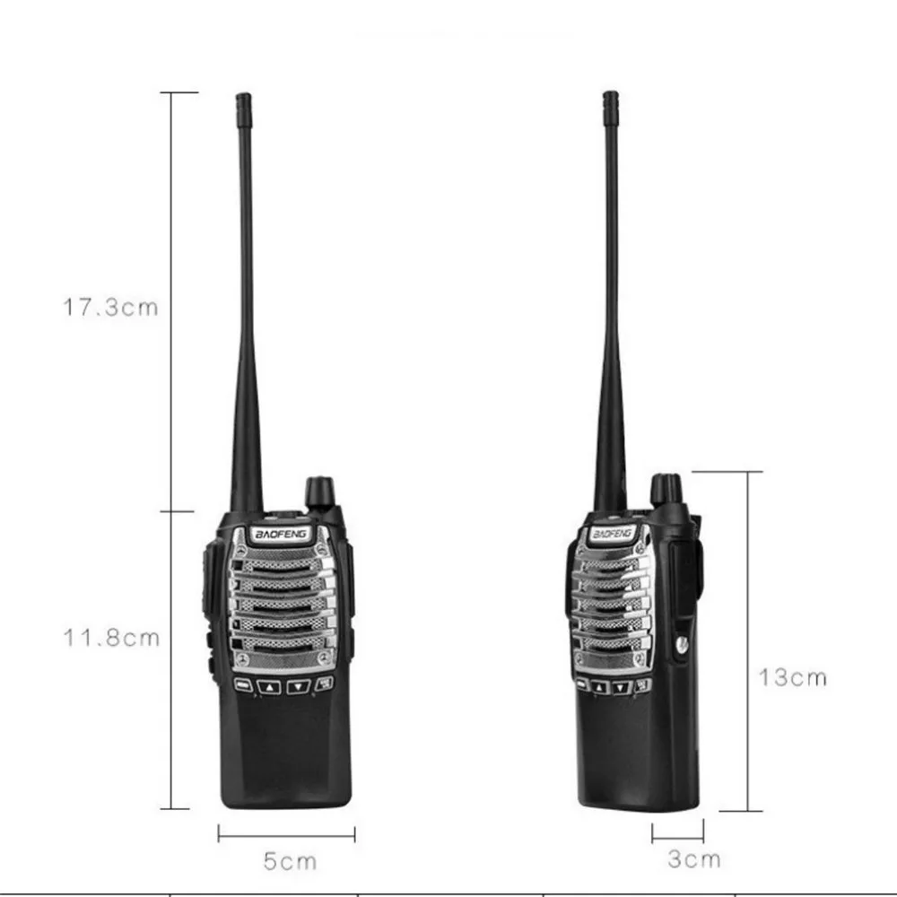 Baofeng General UV 8D Walkie talkie 8 Вт Высокая мощность двойной Запуск ключа 5 15 км связь