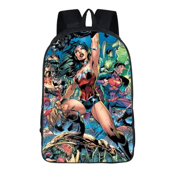 

wonde rwomen Movie Captain 3D Print Backpack For Teenage Super Hero Daily Backpack School Bag Laptop Shoulders Bags