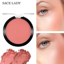 SACE LADY Face Blusher Powder Makeup Matte Blush Professional Cheek Rouge Make Up Natural Peach Cosmetic SACE LADY Face Blusher Powder Makeup Matte Blush Professional Cheek Rouge Make Up Natural Peach Cosmetic
