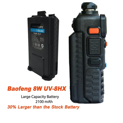 BAOFENG UV-5R Walkie Talkie 8W UV-8HX For Hunting UHF VHF Dual Band CB Ham Radio Comunicador pofung uv 5r Amateur Radio Station