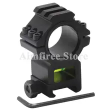 Тактический 30 мм 25,4 мм прицел кольцо кронштейн для винтовочного прицела с пузырьковым уровнем Топ рейка подходит 20 мм Пикатинни переплетения рельс