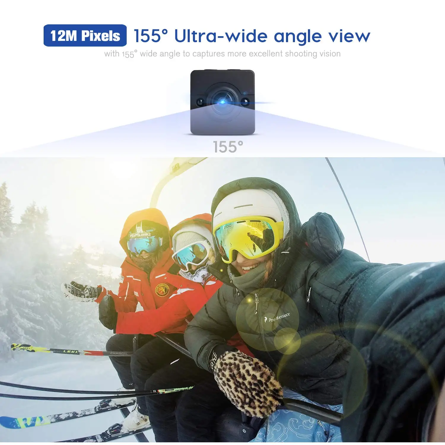 Impermeabile Mini Macchina Fotografica Portatile 1080 P HD Nanny Cam-Telecamera di Sicurezza per La