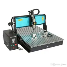 Freee DHL JFT Industrial Water Cooled Spindle Engraving Machines 3 Axis 2200W with Parallel Port CNC Milling Machine 6090