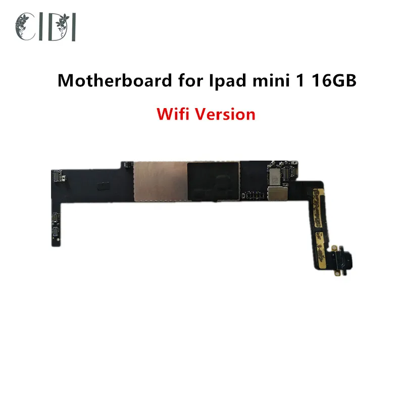 

CIDI Unlock Motherboard For ipad mini 1 16GB 100% Original WIFI Version Installed Logic Mainboard With Chips Replacemet