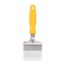 Honey Fork Beekeeping Stainless Steel Uncapping fork Iron Honeycomb Honey Scraper Wooden Handle Tool