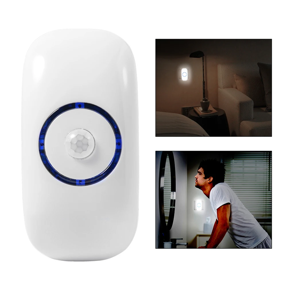 

AC 80-260V Human Body PIR Motion Sensor Light 18LEDs EU Night Light With Light Sensor For Emergency AH159