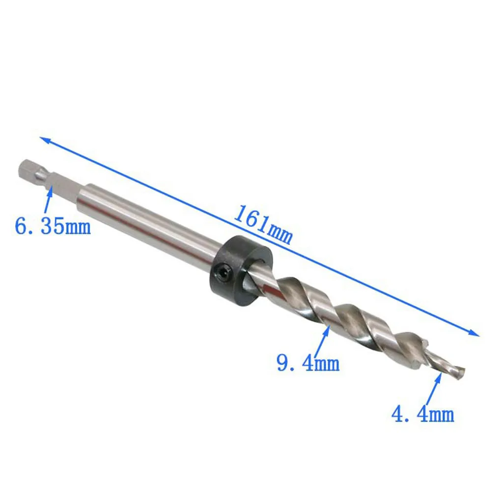 Карман отверстие джиг ступенчатая Буровая головка бура деревообрабатывающий столярных для сверления дерева 3/8 дюймов 9,5 мм