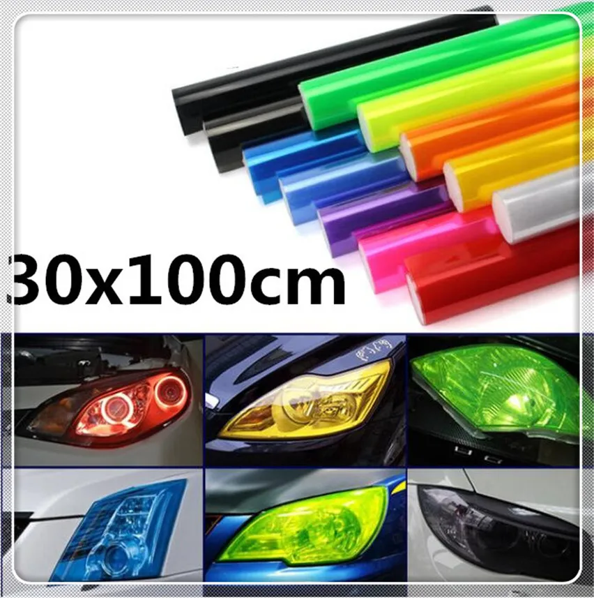 30x100 Car headLight Vinyl Film Sticker Decal for Lexus IS350 GS430 RX400h RX330 IS250 ES330 LF