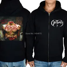 2 вида стилей пуловер с косой молнией тело Некролог хлопок рок худи, зимняя куртка для мужчин панк, хард-рок флис