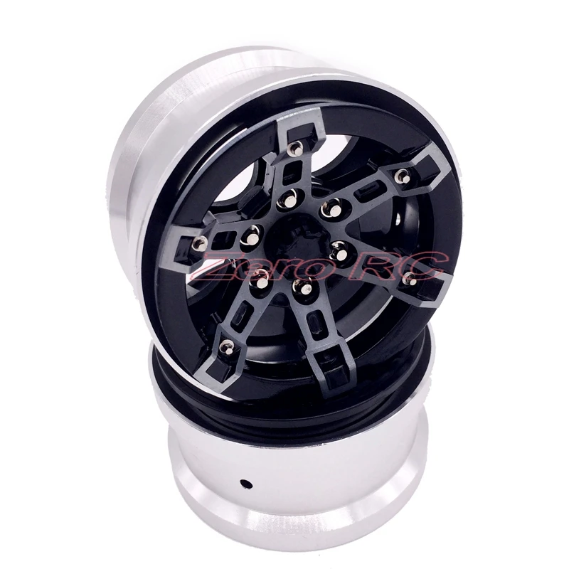 Сверхмощный RC 1/10 Ободы дисков для грузовиков 2 BEADLOCK Рок Гусеничный диск колесо 4WD