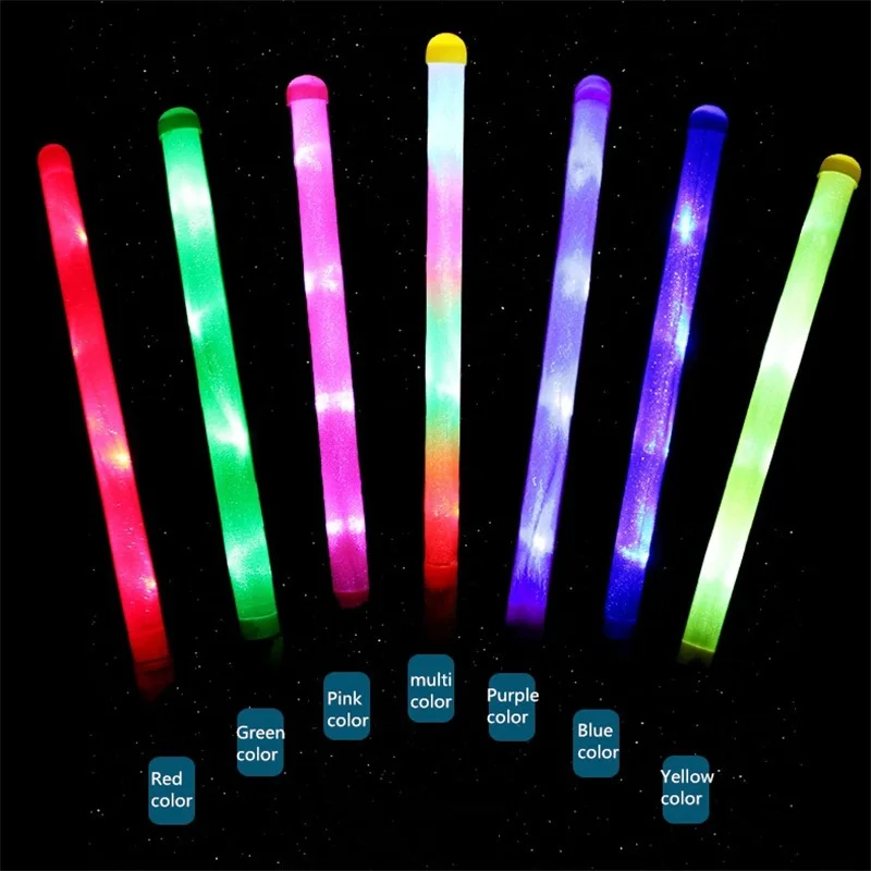 

Hot Sale New design Free Shipping Colourful Led Stick Flashing Glow Sticks Wholesale Price-in Event