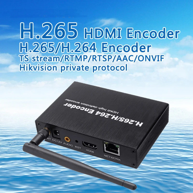 

H.265 H.264 HDMI Video Audio Wifi Encoder IPTVs RTSP RTMP ONVIF HDMI Encoder H265 For Live Streaming Broadcast