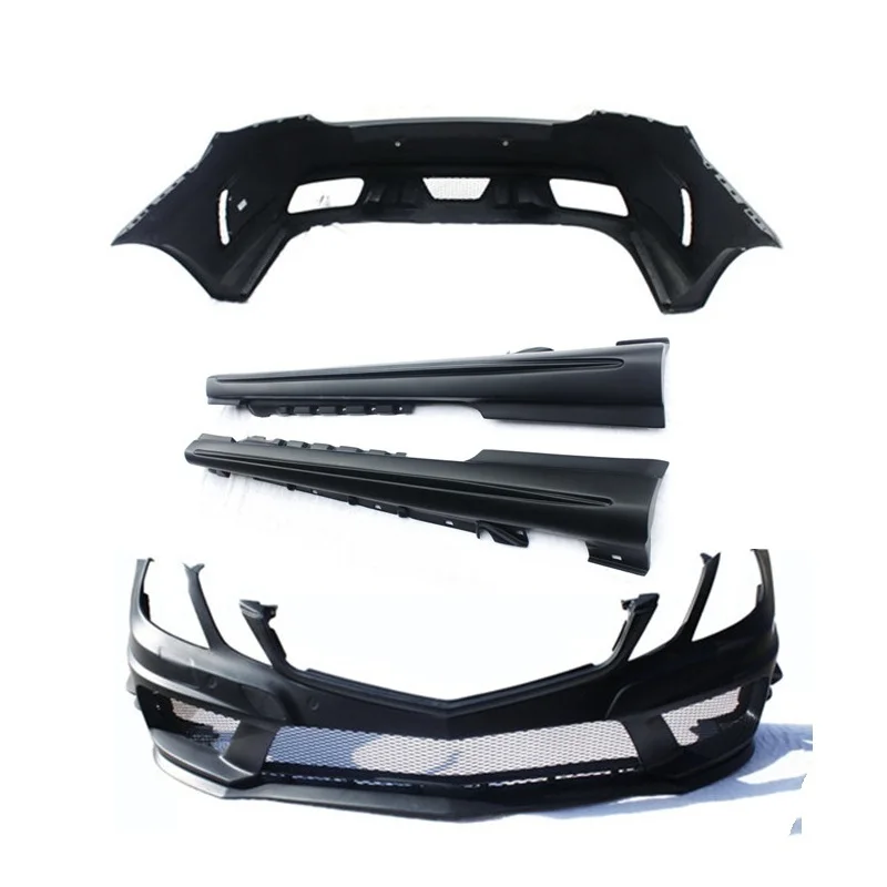 2010-2013 Mercedes Benz C207 W207 E Class Coupe Prior Design Style Side Skirt FRP (2) - 