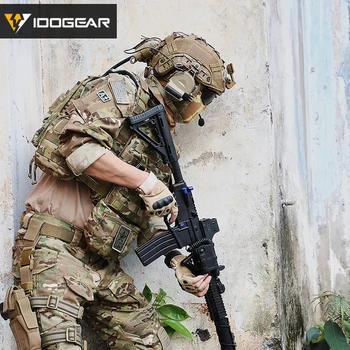 IDOGEAR Tactical Armor Carrier Drop Pouch AVS JPC CPC Pouch Waist Bag EDC Combat  Tactical Waist Pouch  Multi-camo 3520 5