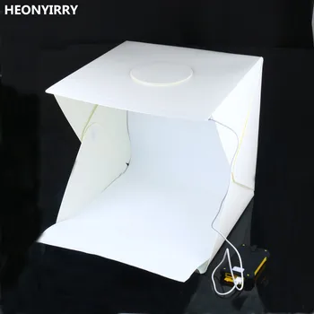 

40 x 40 x 40 cm Photo Studio Box Photography Background Built-in Light Photo Box Little Items Photography Box Studio Accessories