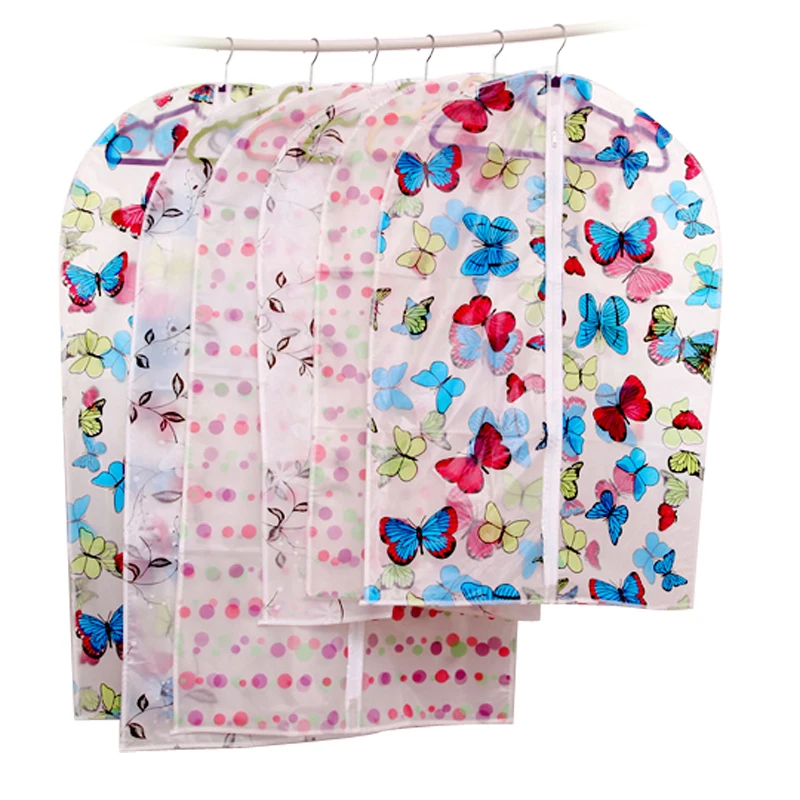 

Transparent Clothes Dress Garment Suit Cover Bag Dustproof Clothes Covers Storage Bag for Kid and Adult Clothes