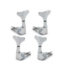 4pcs/set Metal Bass Guitar Knobs Folk Guitar Knobs Fully Enclosed Metal Tuning Knob 4pcs/set Metal Bass Guitar Knobs Folk Guitar Knobs Fully Enclosed Metal Tuning Knob