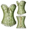 S-6XL femmes mode Sexy Jacquard Satin taille formateur et Bustiers Lingerie sous-vêtements Corsets Shapewear grande taille Corselet ► Photo 2/6