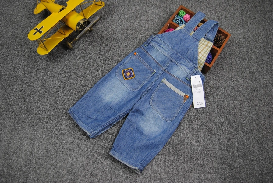 Комбинезон джинсовый в ковбойском стиле для мальчиков и девочек|jean overalls for