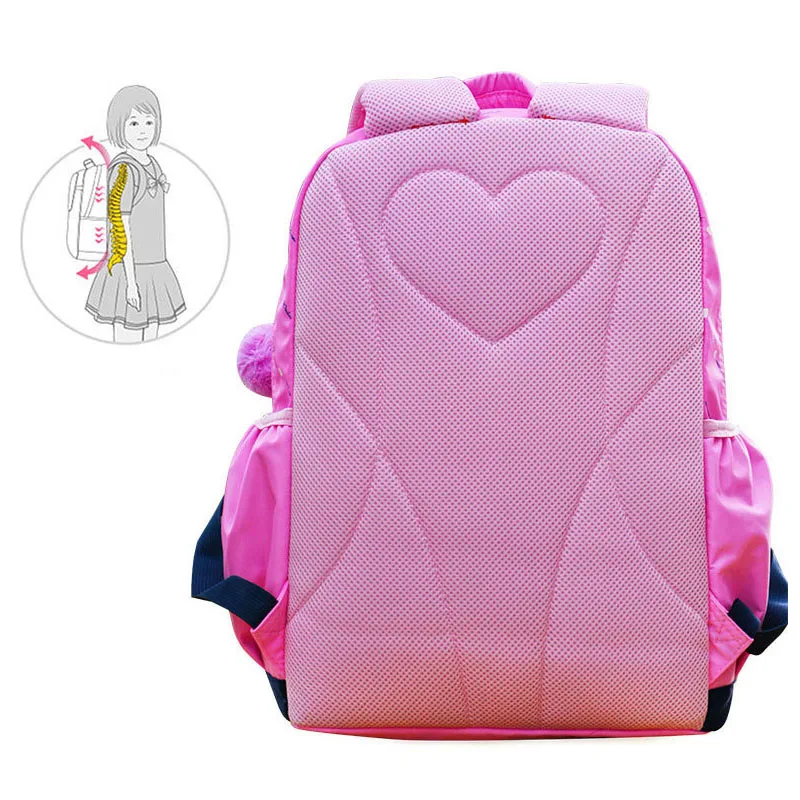 Ортопедические рюкзаки для девочек школьные ранцы 3 шт./компл. школьный точка печати Школьный рюкзак для подростков рюкзак девоч