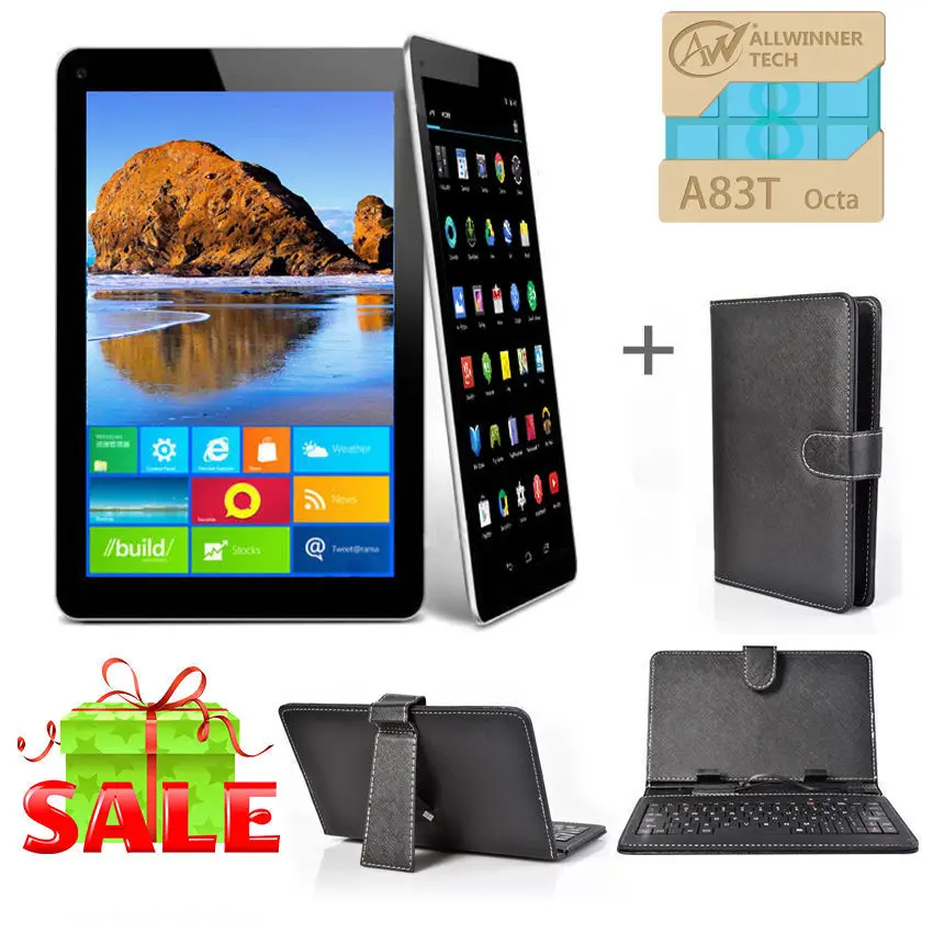 

Free Shipping Boda 10" Inch WIFI Android 4.4.2 Kitkat Octa Core Allwinner HDMI Tablet PC Bluetooth Bundle Keyboard cover as gift