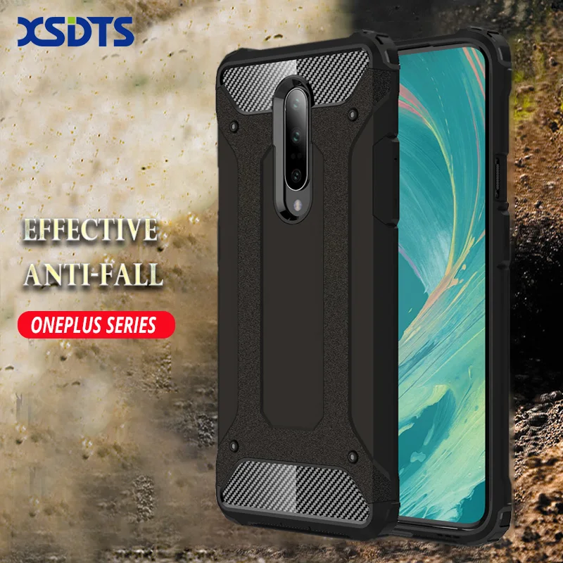 Чехол XSDTS для OnePlus 8 Nord 8T 7T 7 6T 6 5T Z Pro ПК пластик + Мягкий ТПУ защитный противоударный