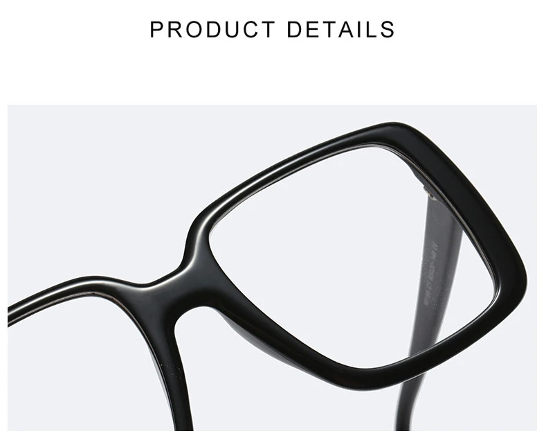 45931 квадратная большая рама очки оправа для мужчин и женщин Оптические модные компьютерные очки