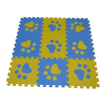 Jogo де Tapete пол экологичный EVA пены детские головоломки, коврики коврик против скольжения скольжению колодки cawling Плитки 9*30*30 см* 1 см