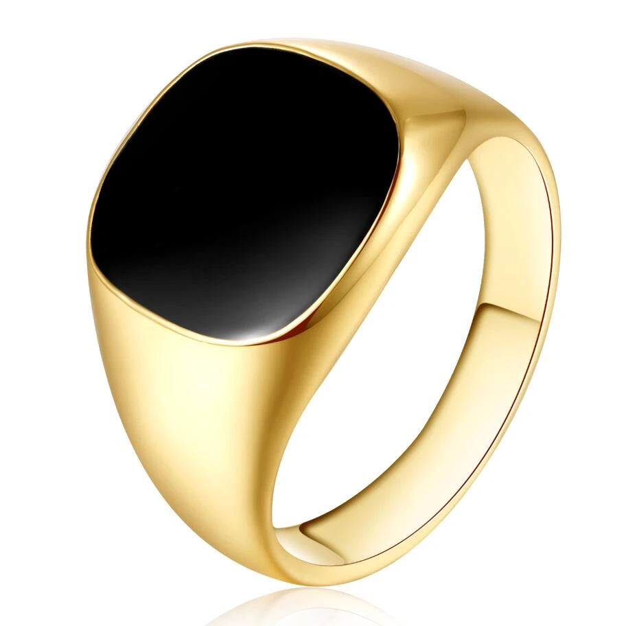 Hot Sale Men Gold Ring Italina Brand 