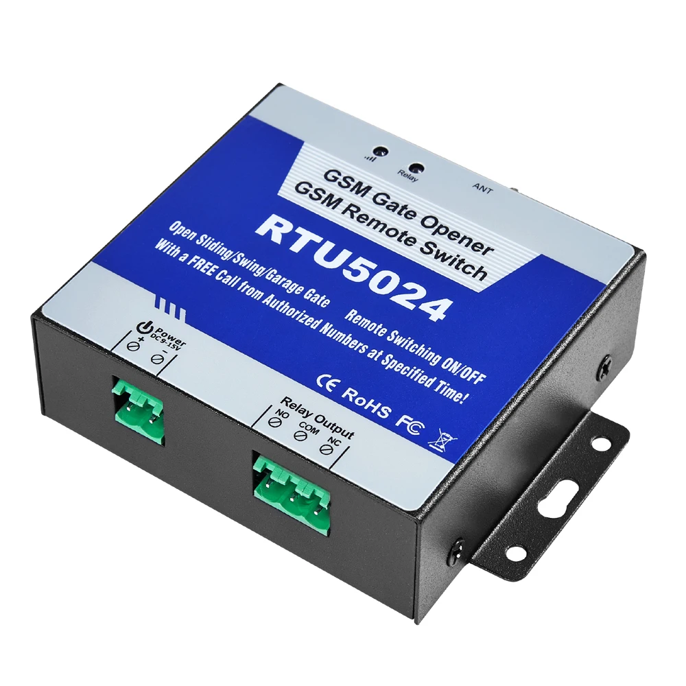 RTU5024 GSM 3G 4G Wireless DoorGate Opener with Remote Access Control & Relay Switch for Pump By Free Phone Call SMS Command_3