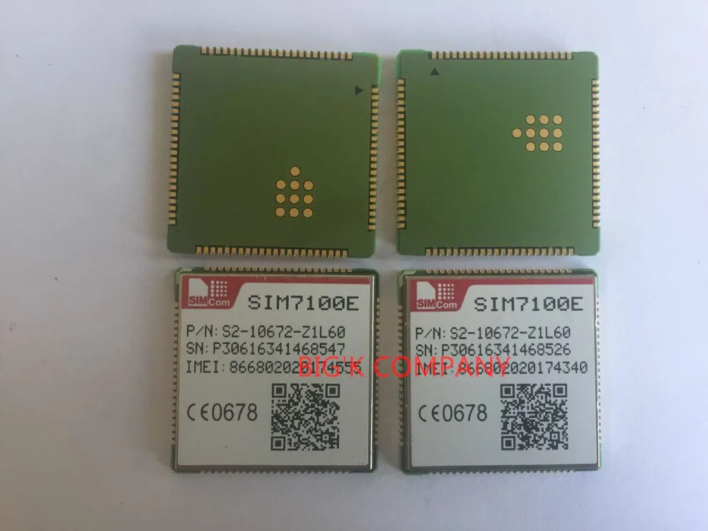 SIMCOM SIM7100E 4G и подлинный дистрибьютор TDD-LTE/FDD-LTE/WCDMA Встроенный четырехдиапазонный модуль