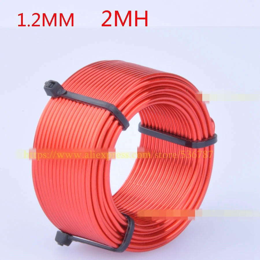 1PCS 1.2mm Audio Speaker Crossover 2.0mH Hollow Inductor Oxygen-Free Copper Coil | Электроника