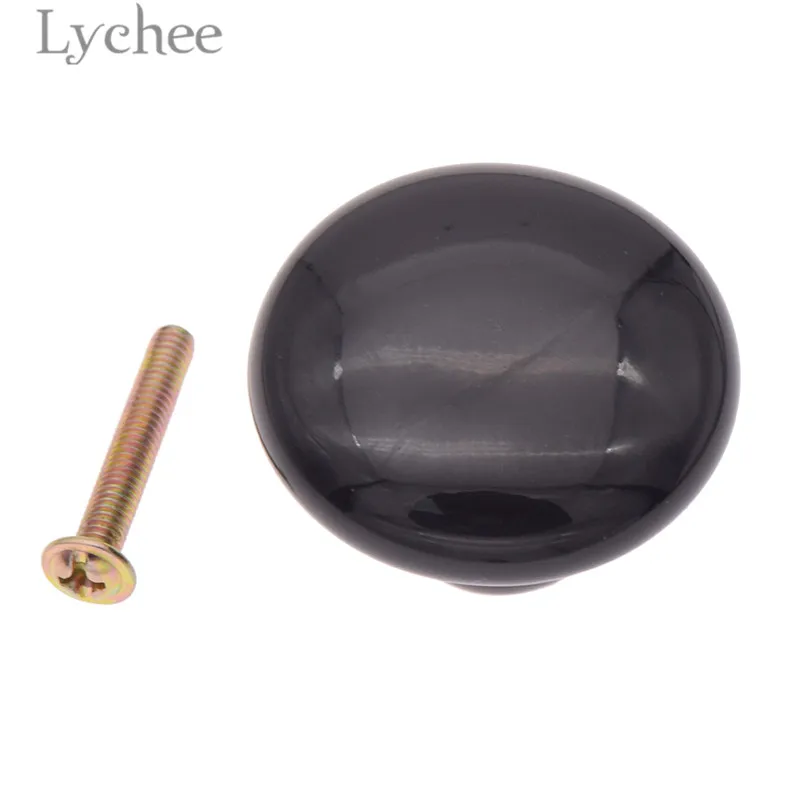 Lychee Life большой карамельный цвет круглый выдвижной ящик керамический Шкаф Тянет