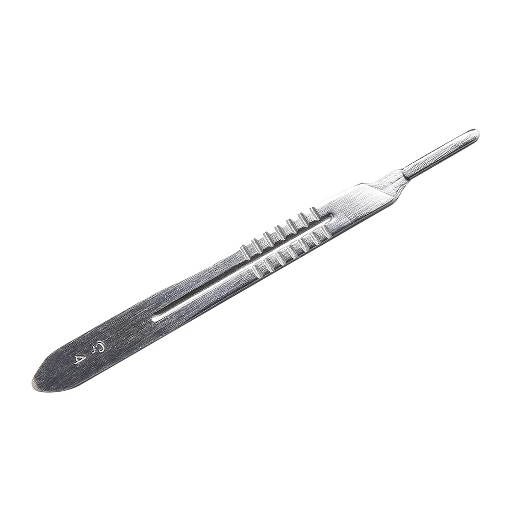 10 pc 11#--23# Carbon Steel Surgical Scalpel Blades + 1pc 4# Handle Scalpel DIY Cutting Tool PCB Repair Animal Surgical Knife